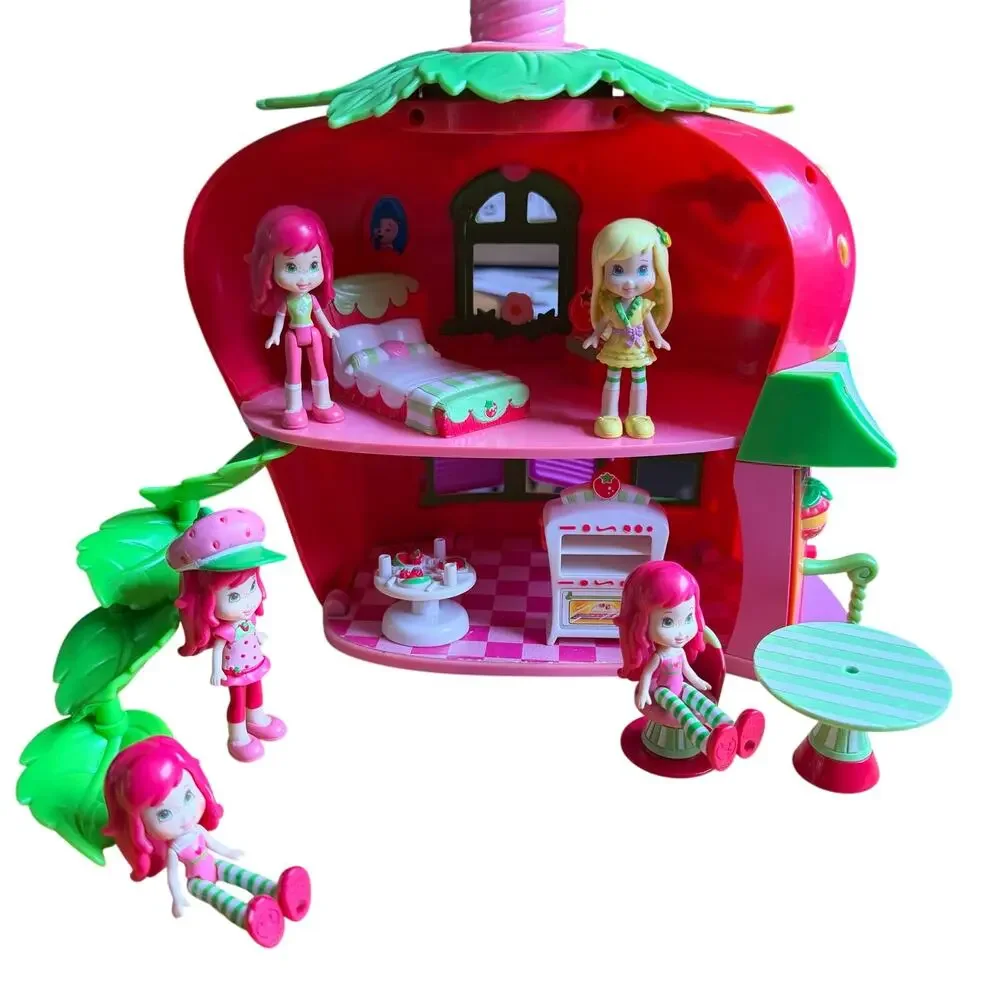 2008 Hasbro Strawberry Shortcake Berry Cafe Playset Dollhouse Figure Accessories